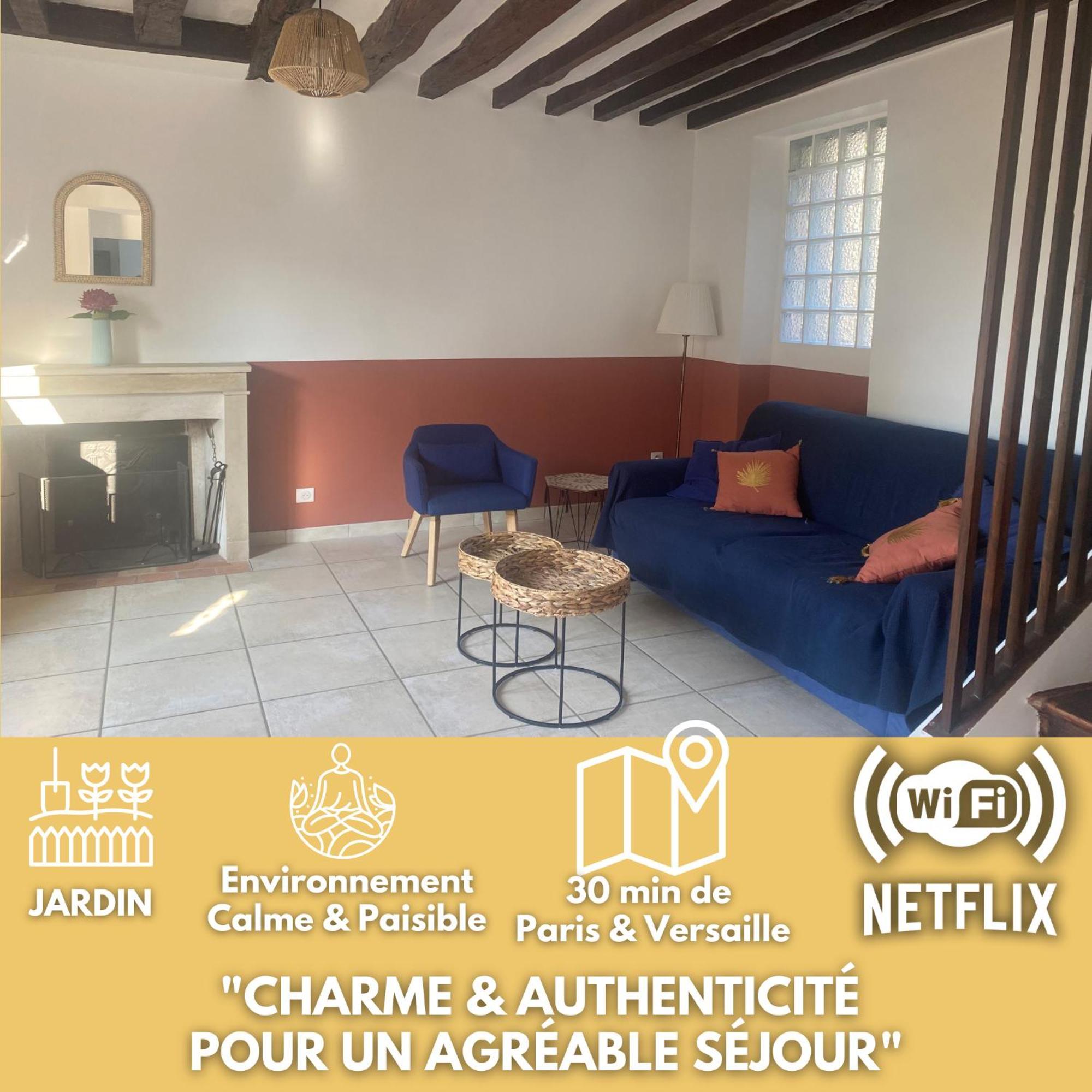 Villa Chez Myriam à Orgeval  Extérieur photo